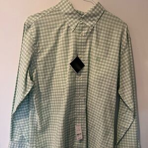 BROOKS BROTHER NWT GREEN CHECKED XL